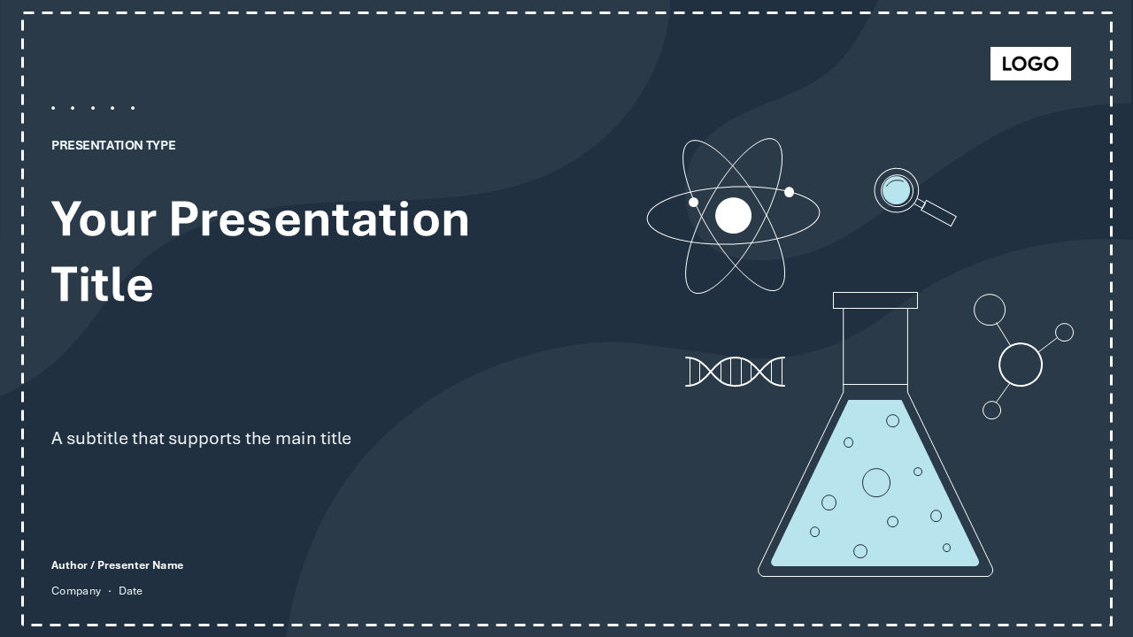 Free Lab Report PowerPoint Template [Content Included]