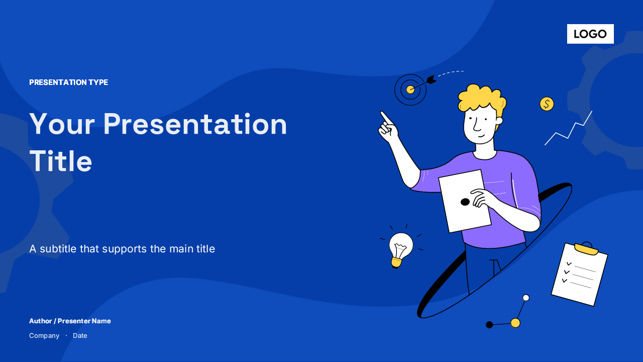 Free Startup Pitch Deck PowerPoint Template [Content Included]